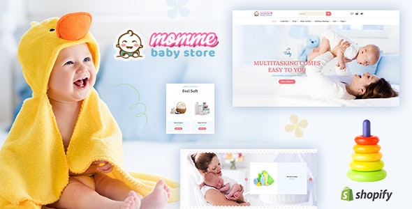 Momme v1.0 - Shopify Kids Store, Baby Shop