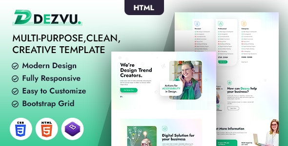 DezVu v1.0 - Bring Your Vision to Life HTML Template