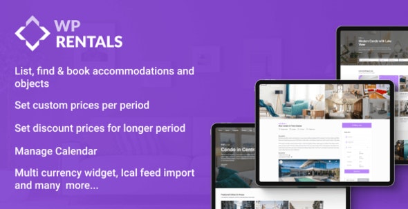 WP Rentals v3.1 - Booking Accommodation WordPress Theme