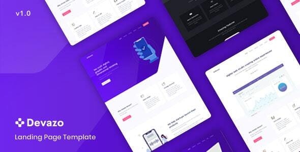 Devazo v1.0 - Landing Page Template