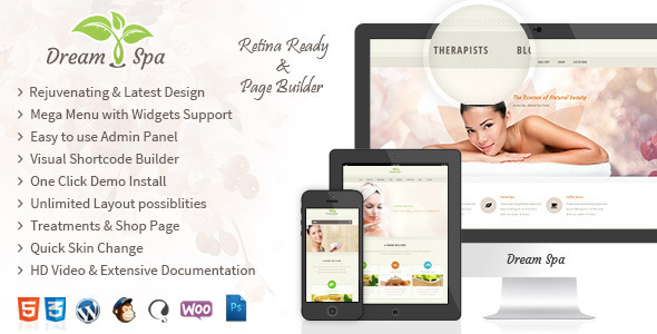 Dream Spa v2.3 - Salon, Spa WordPress Theme
