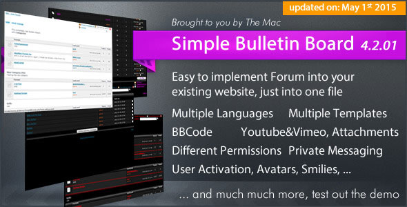 Download Simple Bulletin Board v4.2 | Free Nulled Scripts