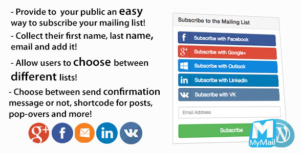 Download MyMail Social WordPress | Free Nulled Scripts