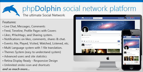 phpDolphin - Social Network Platform