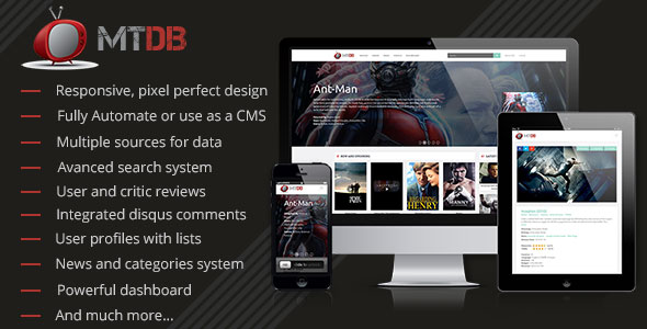 Download MTDb v2.8.4 – Ultimate Movie&TV Database | Free Nulled Scripts