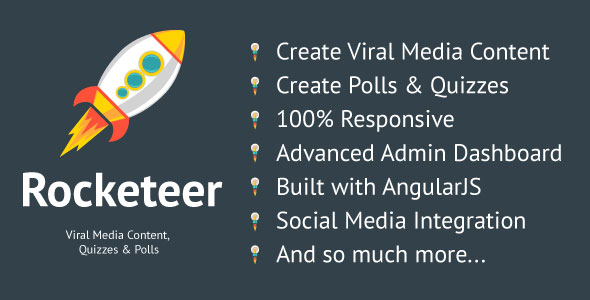 Download Rocketeer – Viral Media Content, Quizzes and Polls | Free Nulled Scripts