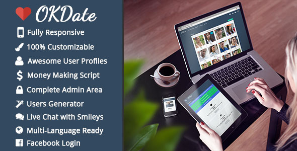 Download OKDate v1.9 – Complete Dating Script (Desktop & Mobile Ready) | Free Nulled Scripts