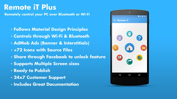 Download Remote iT Plus – Control your PC + Admob + Share | Free Nulled Scripts