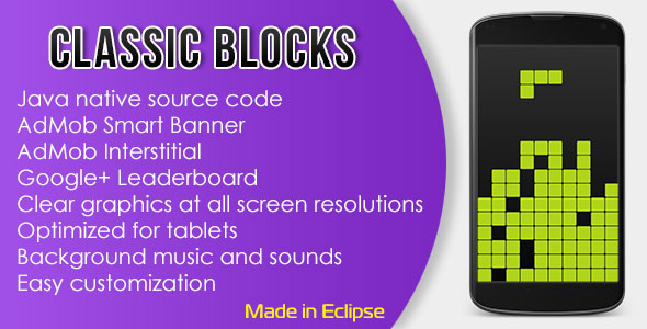 Download Classic Blocks with AdMob and Leaderboard | Free Nulled Scripts