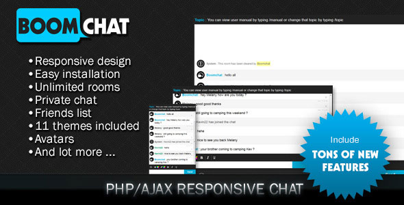 Download Boomchat – Responsive PHP/AJAX Chat | Free Nulled Scripts