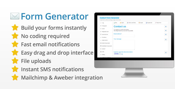 Download Contact Form Generator v2.6 – Form Builder | Free Nulled Scripts