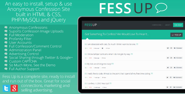 Download Fess Up Anonymous Confessions | Free Nulled Scripts