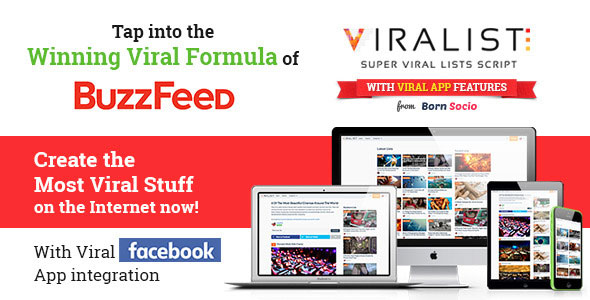 Download Viralist – Viral lists script with Facebook App | Free Nulled Scripts