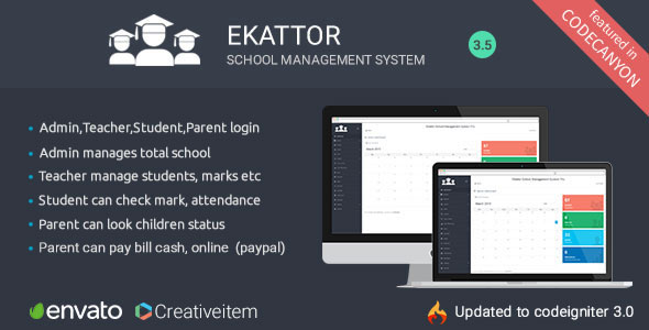 Download Ekattor School Management System Pro | Free Nulled Scripts