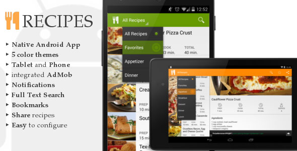 Download Android Recipes App | Free Nulled Scripts