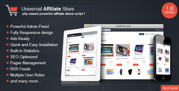 Download Universal Affiliate Store | Free Nulled Scripts