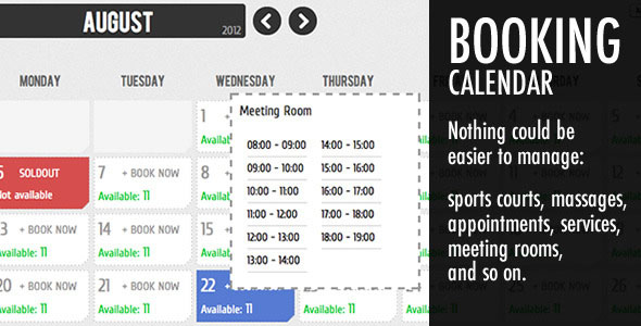 Booking Calendar