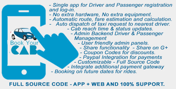 Download Complete App Based Cab Booking Business Solution | Free Nulled Scripts