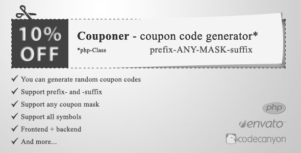 Download “Couponer” – coupon code generator | Free Nulled Scripts