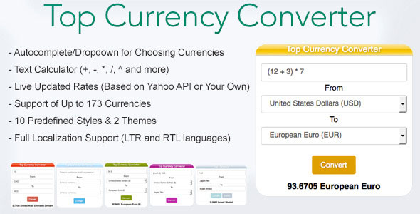 Download Top Currency Converter | Free Nulled Scripts