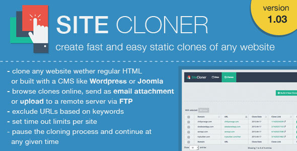 Download SiteCloner – Make Clones or Copies of any website | Free Nulled Scripts