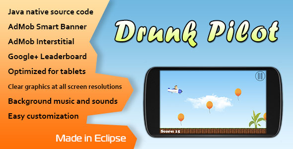 Download Drunk Pilot with AdMob and Leaderboard | Free Nulled Scripts