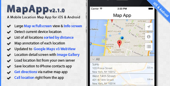 Download MapApp – iOS and Android Mobile Location Map App | Free Nulled Scripts