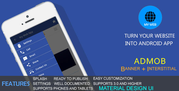 Download My Web App – Material Design UI – AdMob | Free Nulled Scripts