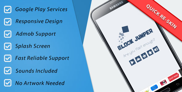 Download Block Jumper – Admob + Leaderboard + Share + Rate | Free Nulled Scripts