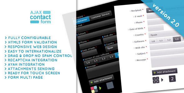 Download Ajax Contact Form with attachments 2.0 | Free Nulled Scripts