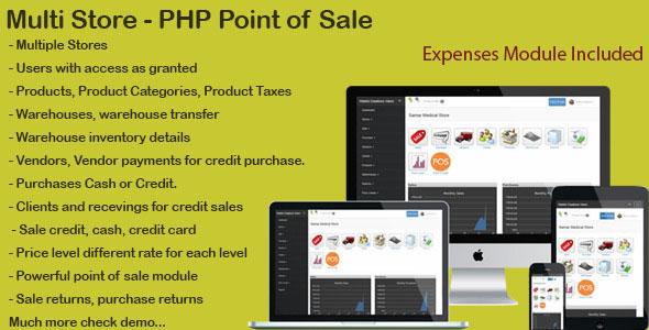 Download Multi Store – PHP Point Of Sale | Free Nulled Scripts
