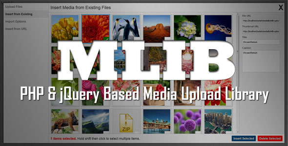 Download mLIB – PHP & jQuery based media upload library | Free Nulled Scripts