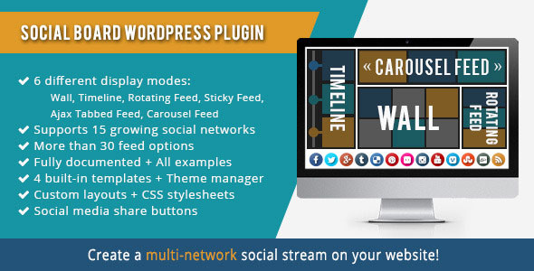 Download WordPress Social Board v2.5 | Free Nulled Scripts