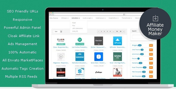 Download Envato Affiliate Money Maker | Free Nulled Scripts