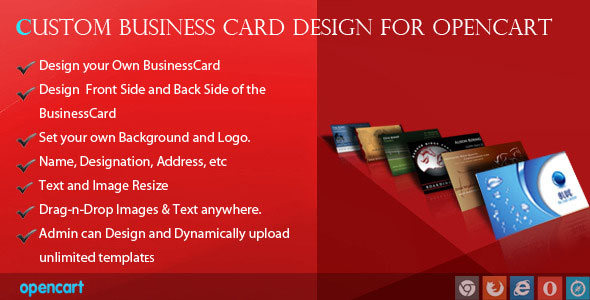 Download Custom Business Card Design for OpenCart | Free Nulled Scripts