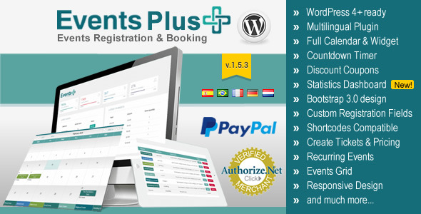Download WordPress Events Calendar Registration & Booking v1.5.3 | Free Nulled Scripts