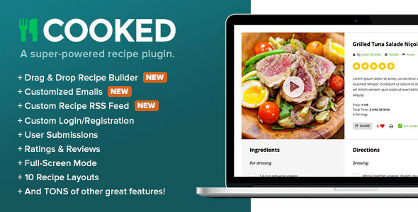 Download Cooked v2.3.5 – A Super-Powered Recipe Plugin | Free Nulled Scripts