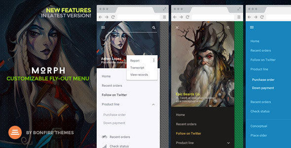 Download Morph: Customizable Fly-Out WordPress Menu | Free Nulled Scripts