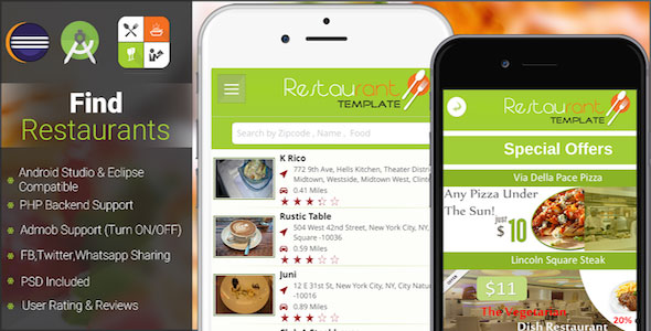 Download Restaurant Finder with backend Android Full App | Free Nulled Scripts