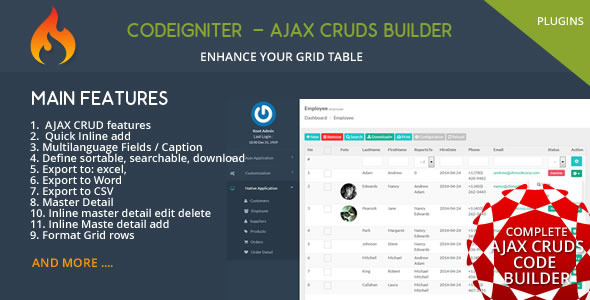 Download Codeigniter CMS – Ajax CRUD Plugins | Free Nulled Scripts