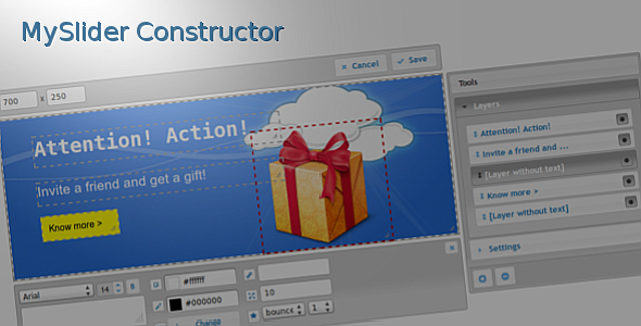 MySlider Constructor