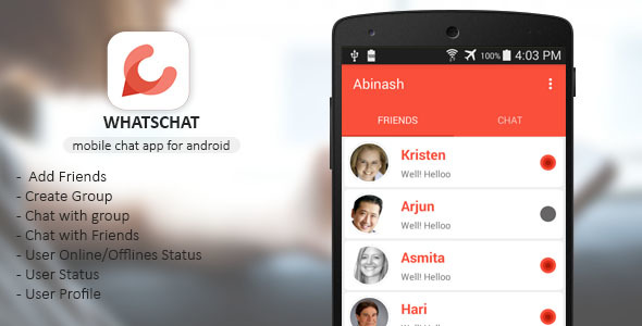 Download Whatschat- Whatsapp clone | Free Nulled Scripts