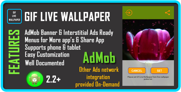 Download GIF Live Wallpaper with AdMob | Free Nulled Scripts