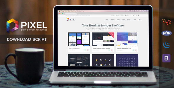 Pixel - Premium Download Script