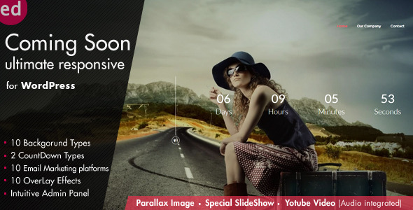 Download Coming Soon v2.7 – CountDown Responsive WordPress Plugin | Free Nulled Scripts