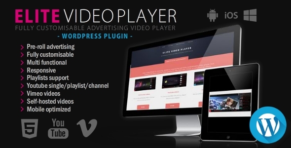 Download Elite Video Player v2.0.6 – WordPress plugin | Free Nulled Scripts