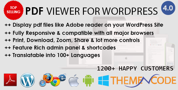 Download PDF viewer for WordPress v4.5 | Free Nulled Scripts