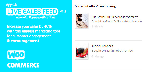 Download Live Sales Feed for WooCommerce v1.5 | Free Nulled Scripts