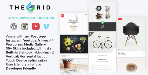 Download The Grid v1.5.0 – Responsive WordPress Grid Builder | Free Nulled Scripts