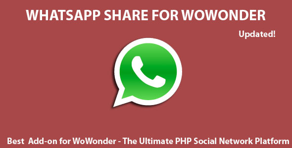 Download Whatsapp Share For Wowonder | Free Nulled Scripts